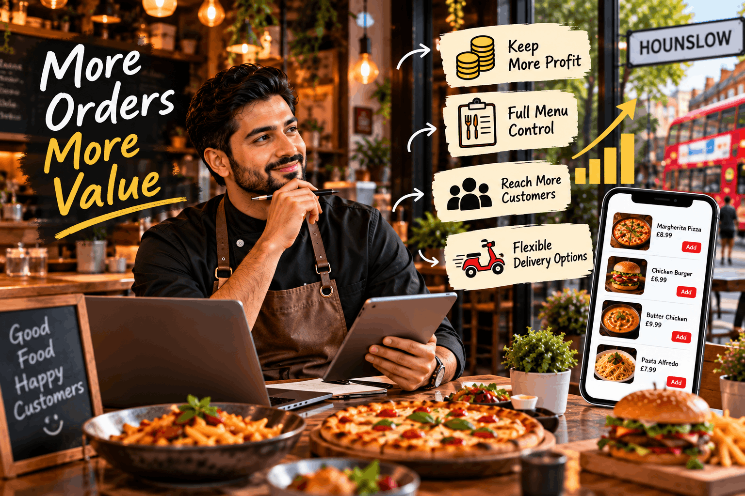 How Restaurants Can Keep More Value From Online Orders