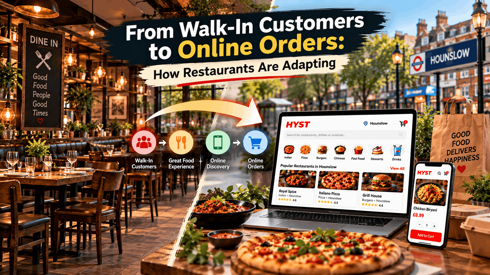 From Walk-In Customers to Online Orders: How Restaurants Are Adapting