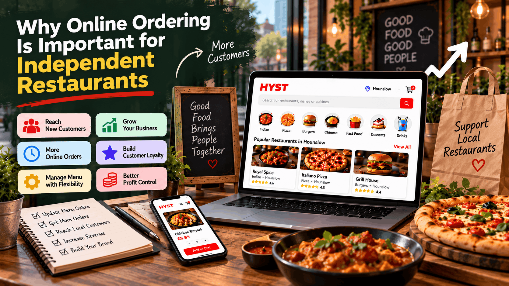 Why Online Ordering Is Important for Independent Restaurants