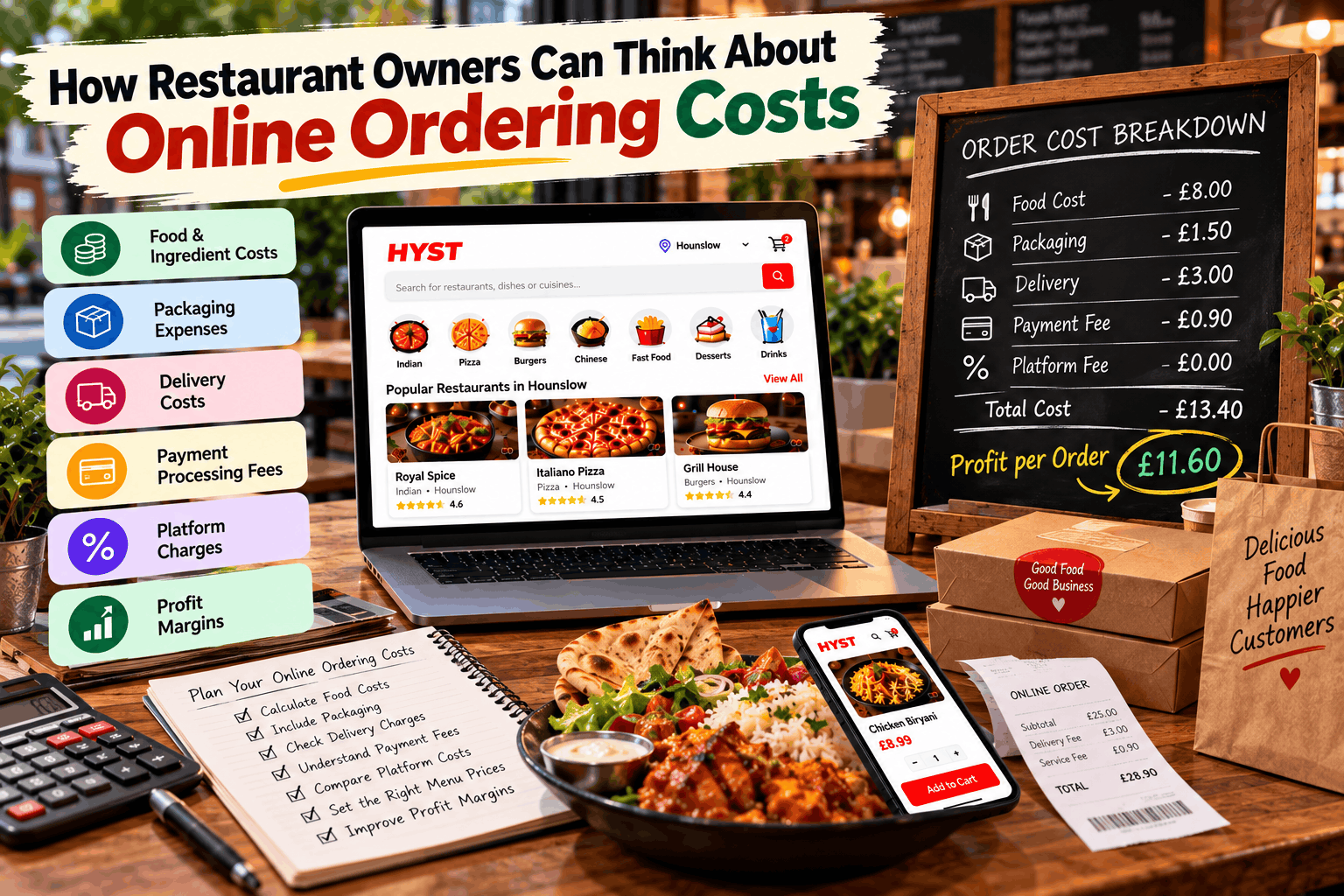 How Restaurant Owners Can Think About Online Ordering Costs